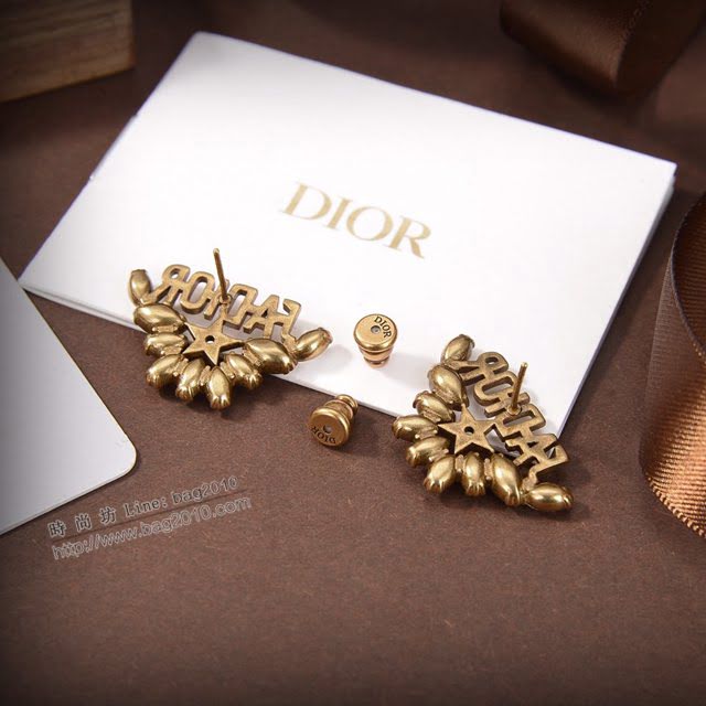 Dior飾品 迪奧經典熱銷款新品五角星耳釘耳環  zgd1258